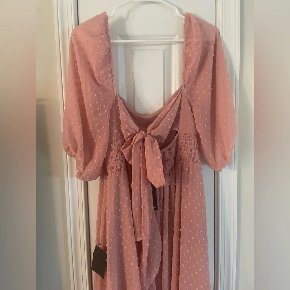 Lulus Full Length Pink Dress - Picture 3 of 5